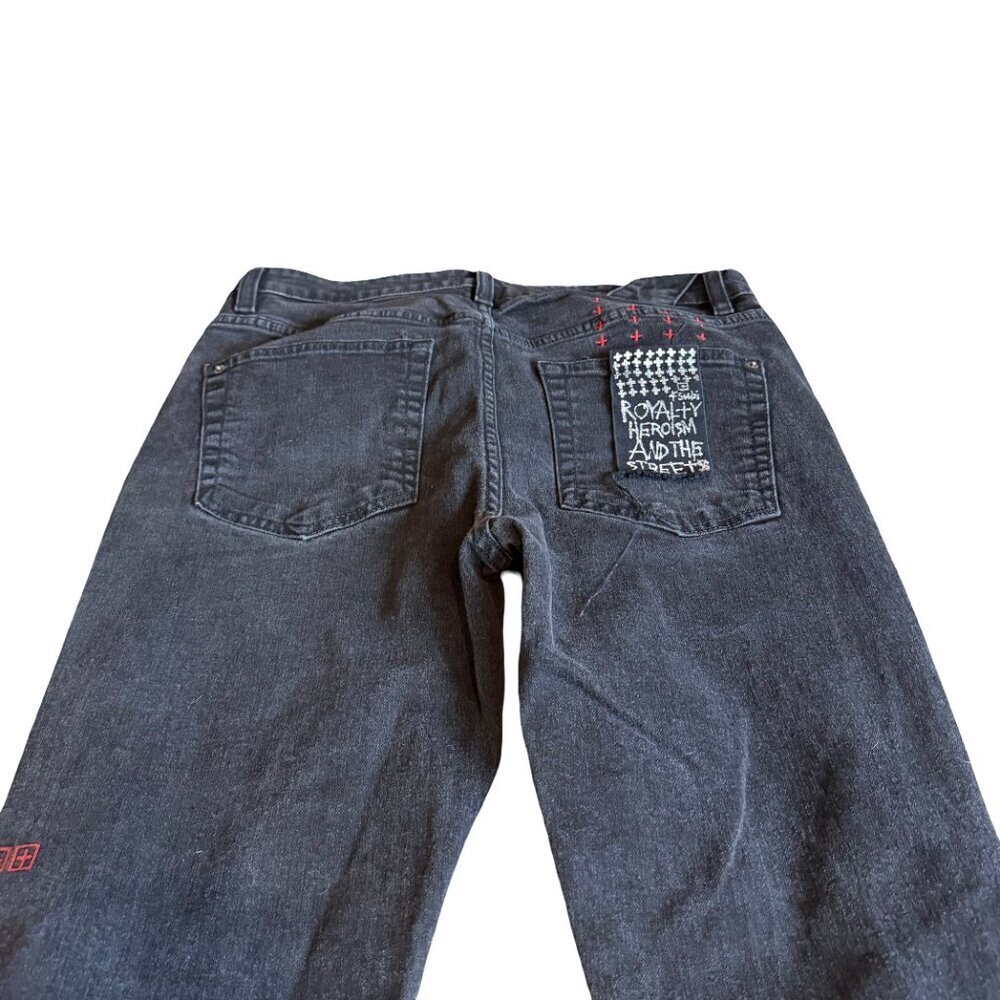 Ksubi Distressed Black Denim Jeans Streetwear Quiet Luxury Size 32 Men's - Picture 3 of 11